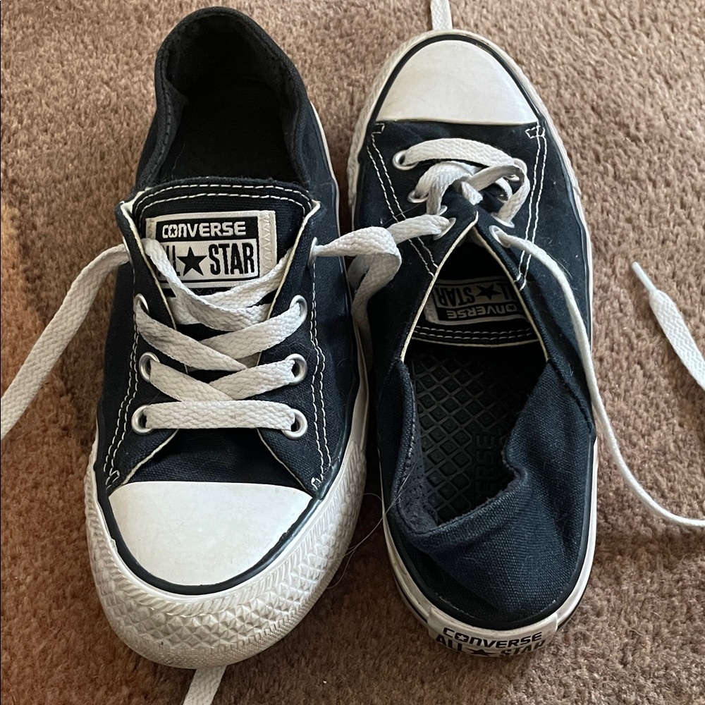 Converse Black and White Star Sneakers